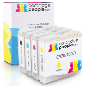 12PK Compatible Brother LC970 Ink Cartridges in Clear Bag 3/3/3/3
