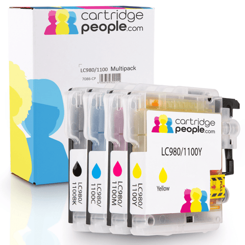12PK Compatible Brother LC980 Ink Cartridges in Clear Bag 3/3/3/3