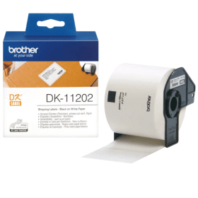 Compatible DK11202 Std Address Labels Black on White 62mm x 100mm