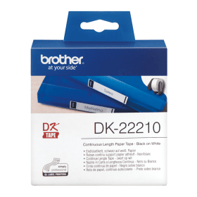 Compatible DK22210 Std Address Labels Black on White 29mm x 3048m