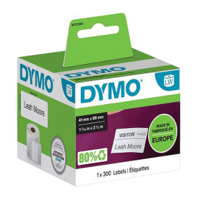 Compatible Dymo 11356 Small Name Badge Labels 1 x 300 Adhesive Labels 41mm x 89mm