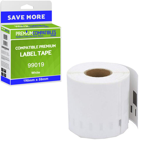 Compatible Dymo 99019 Large Lever Arch File Labels 1 x 110 Adhesive Labels 59mm x 190mm