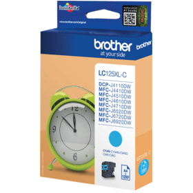 Original Brother LC125 Cyan Ink Cartridge LC125C