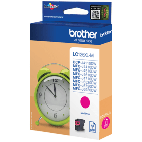 Original Brother LC125 Magenta Ink Cartridge LC125M
