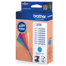 Original Brother LC223 Cyan Ink Cartridge BIC223C