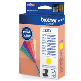 Original Brother LC223 Yellow Ink Cartridge BIC223Y