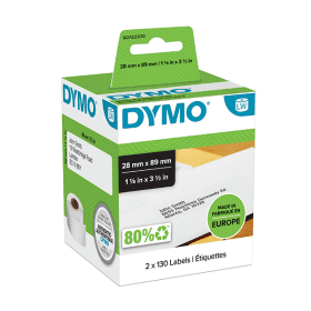 Original Dymo 99010 Address Labels 130 Adhesive Labels 28mm x 89mm