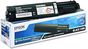 Original Epson ACULASER C1100 CX11 Black Toner Cartridge C13S050190