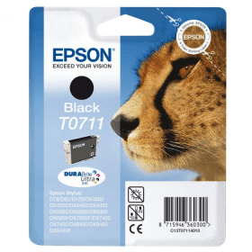 12PK Original Epson T0711-4 Ink Cartridges in White Box 3/3/3/3
