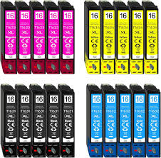 12PK Original Epson T1631-4 Ink Cartridges in White Box 3/3/3/3 16XL C13T16364010