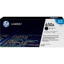 Original HP 650A CE270A Black Toner Cartridge CE270A