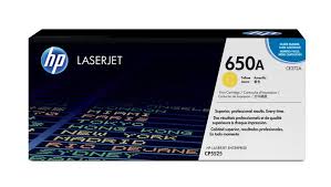 Original HP 650A CE272A Yellow Toner Cartridge CE272A